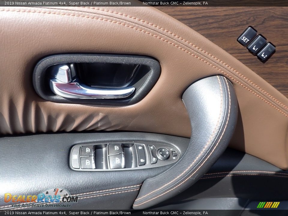 Door Panel of 2019 Nissan Armada Platinum 4x4 Photo #21