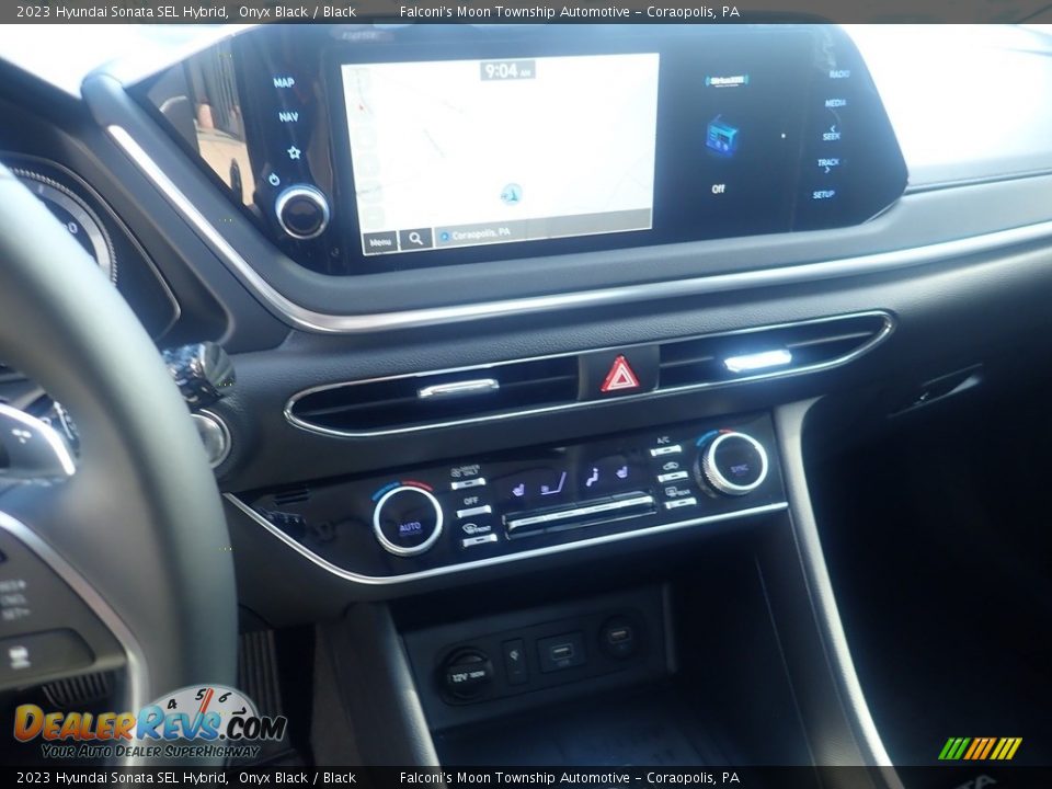 2023 Hyundai Sonata SEL Hybrid Onyx Black / Black Photo #17