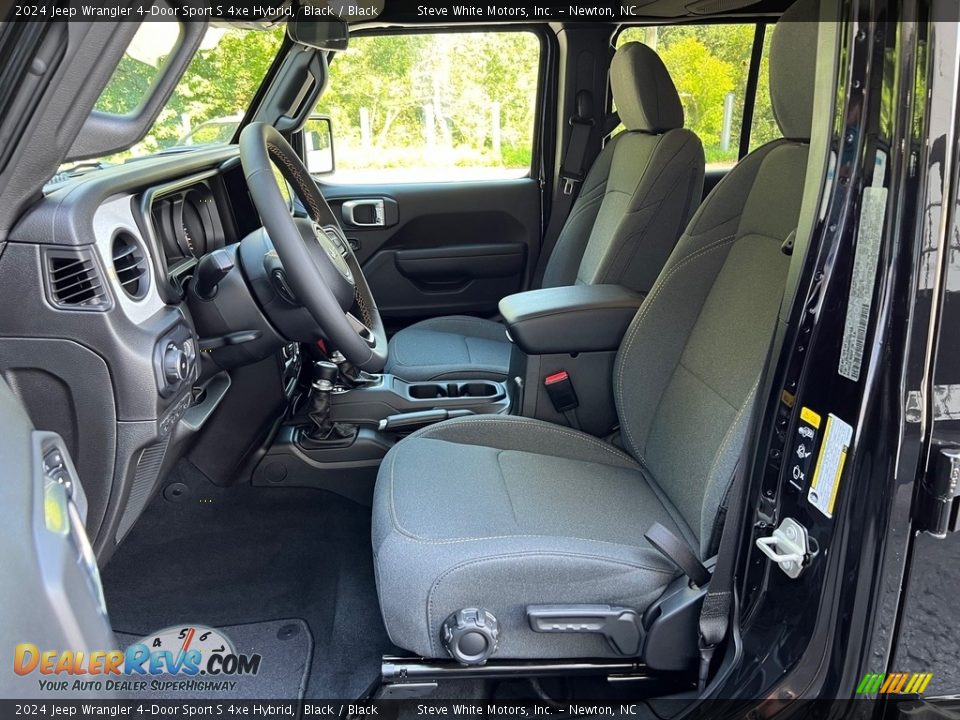 Front Seat of 2024 Jeep Wrangler 4-Door Sport S 4xe Hybrid Photo #11