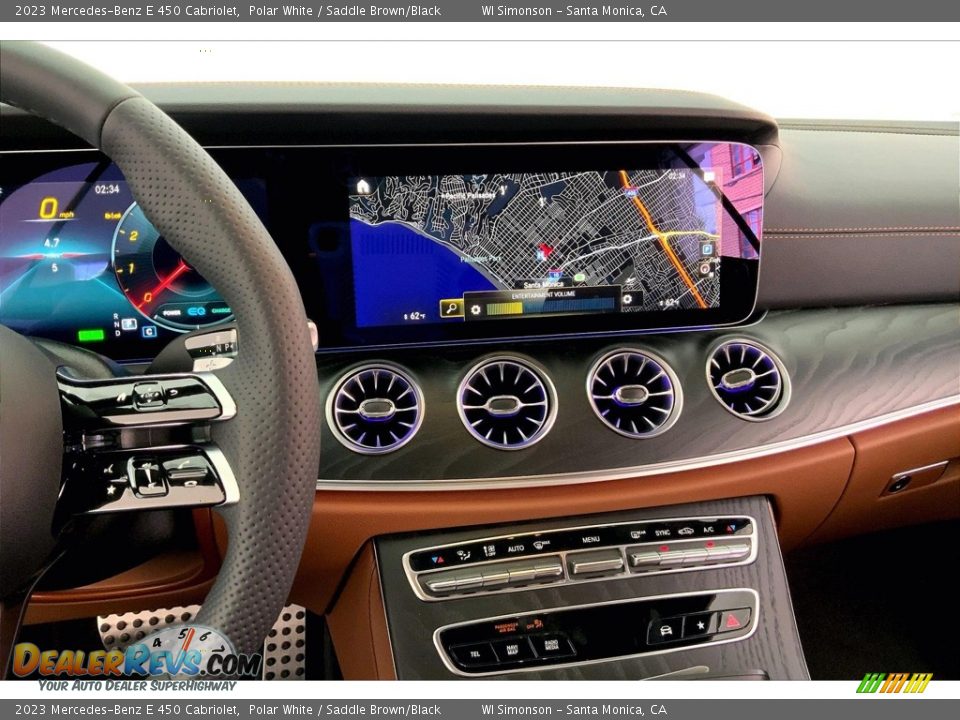 Controls of 2023 Mercedes-Benz E 450 Cabriolet Photo #7