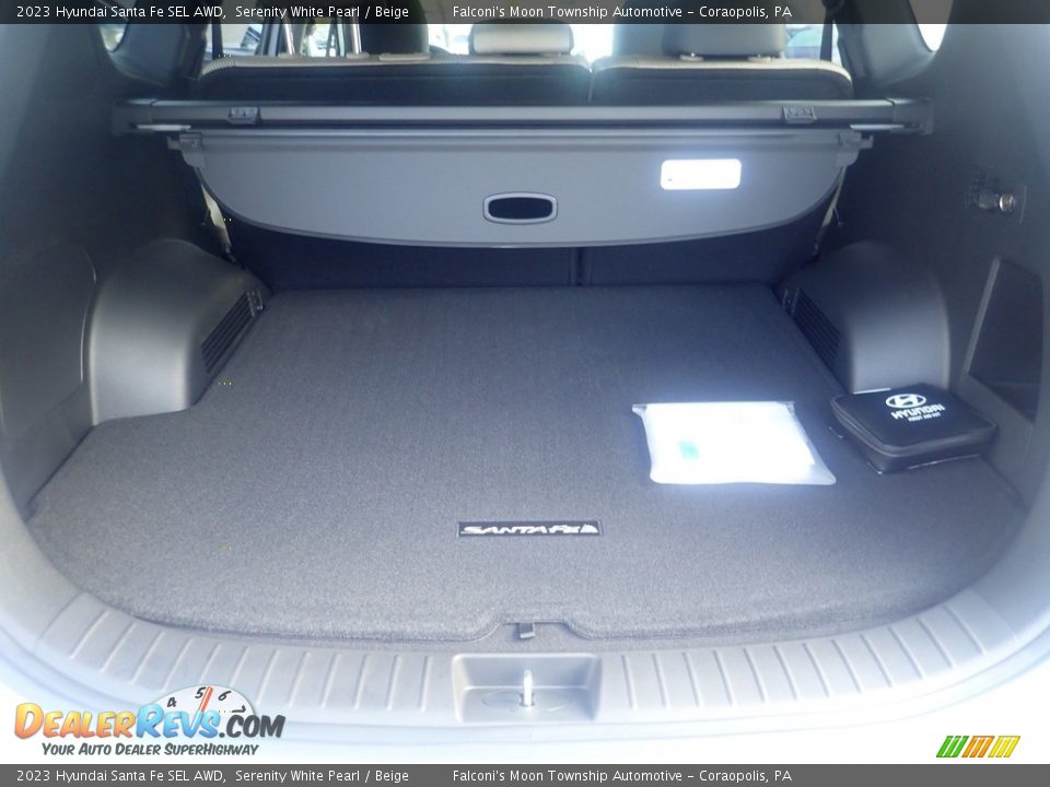2023 Hyundai Santa Fe SEL AWD Serenity White Pearl / Beige Photo #4