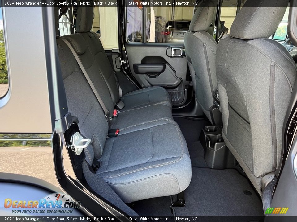 Rear Seat of 2024 Jeep Wrangler 4-Door Sport S 4xe Hybrid Photo #16