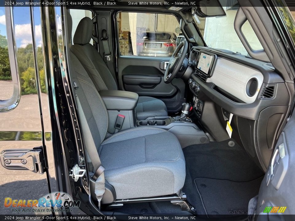 Front Seat of 2024 Jeep Wrangler 4-Door Sport S 4xe Hybrid Photo #17