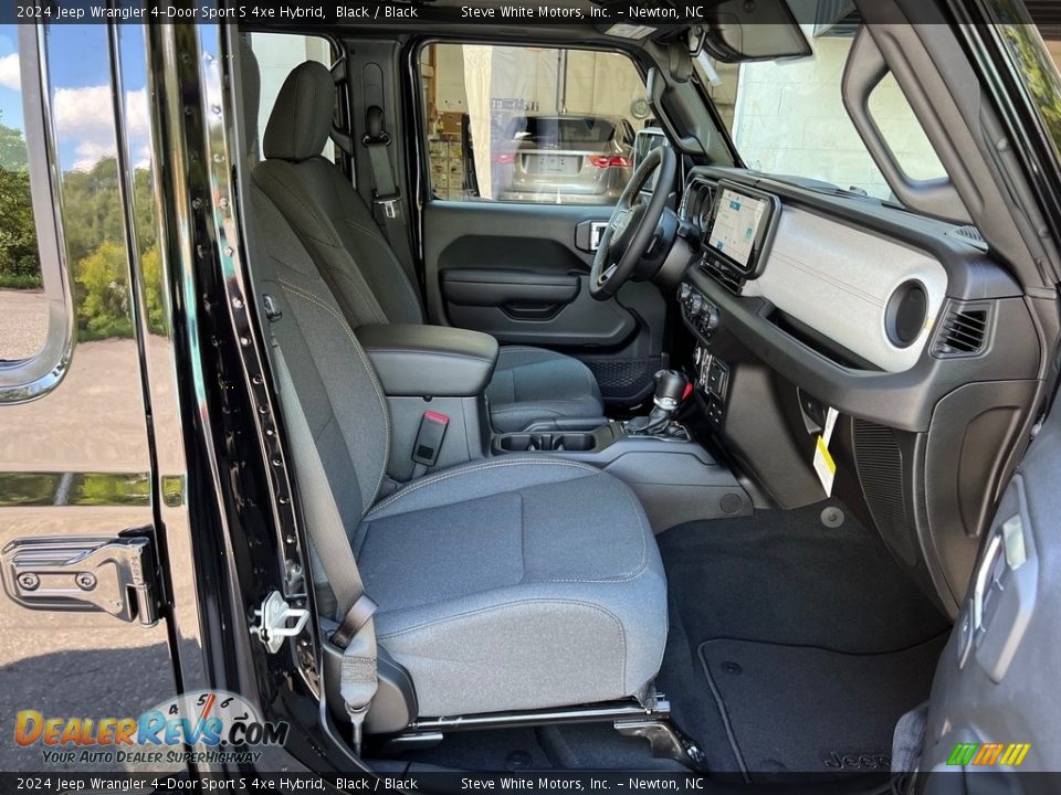 Front Seat of 2024 Jeep Wrangler 4-Door Sport S 4xe Hybrid Photo #17