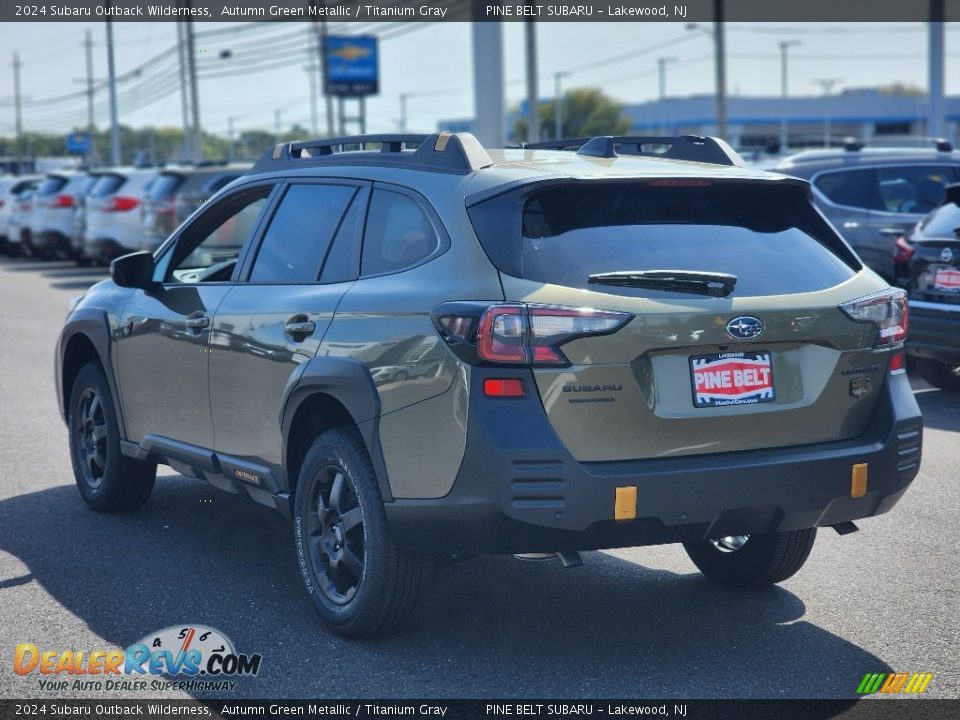 2024 Subaru Outback Wilderness Autumn Green Metallic / Titanium Gray Photo #4