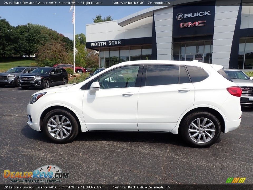 2019 Buick Envision Essence AWD Summit White / Light Neutral Photo #2