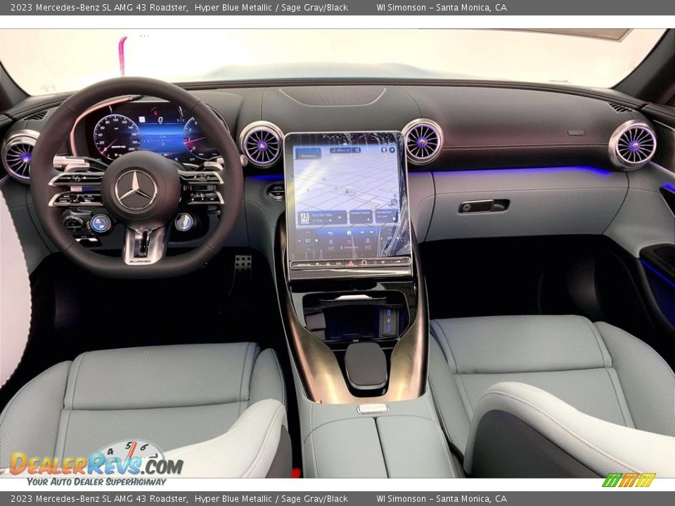 Dashboard of 2023 Mercedes-Benz SL AMG 43 Roadster Photo #6