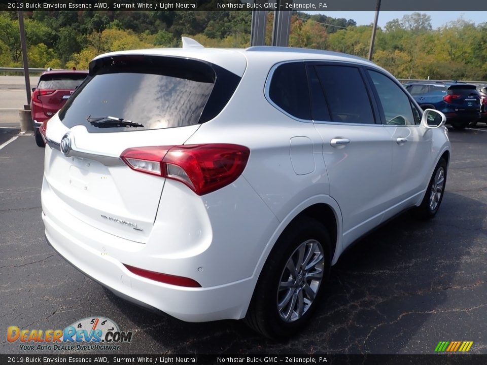 2019 Buick Envision Essence AWD Summit White / Light Neutral Photo #6