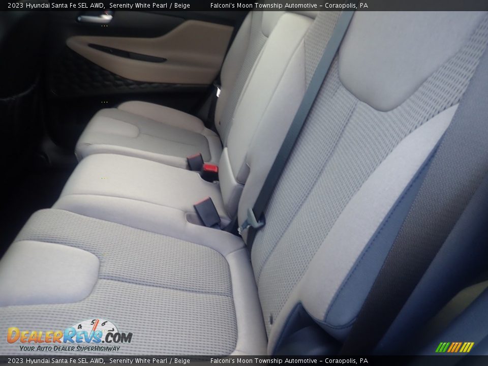 2023 Hyundai Santa Fe SEL AWD Serenity White Pearl / Beige Photo #12