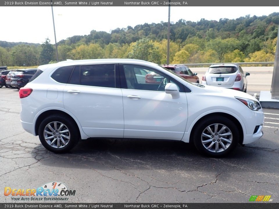 2019 Buick Envision Essence AWD Summit White / Light Neutral Photo #8