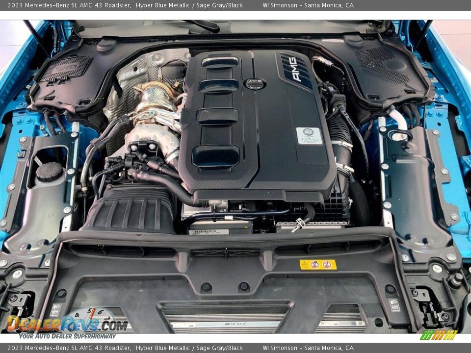 2023 Mercedes-Benz SL AMG 43 Roadster 2.0 Liter AMG Turbocharged DOHC 16-Valve VVT 4 Cylinder Engine Photo #9