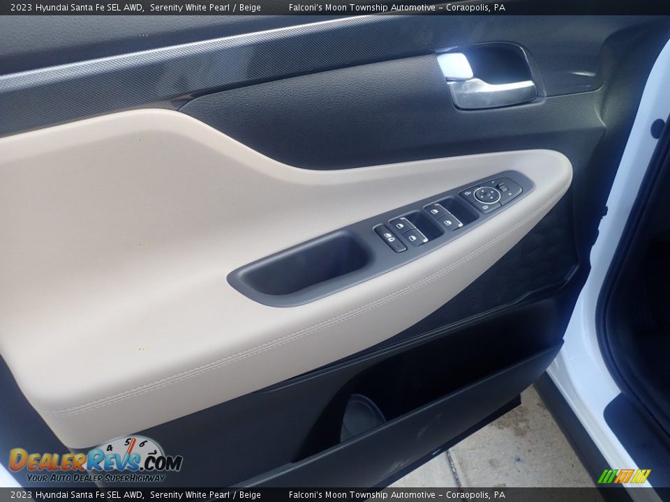 2023 Hyundai Santa Fe SEL AWD Serenity White Pearl / Beige Photo #14