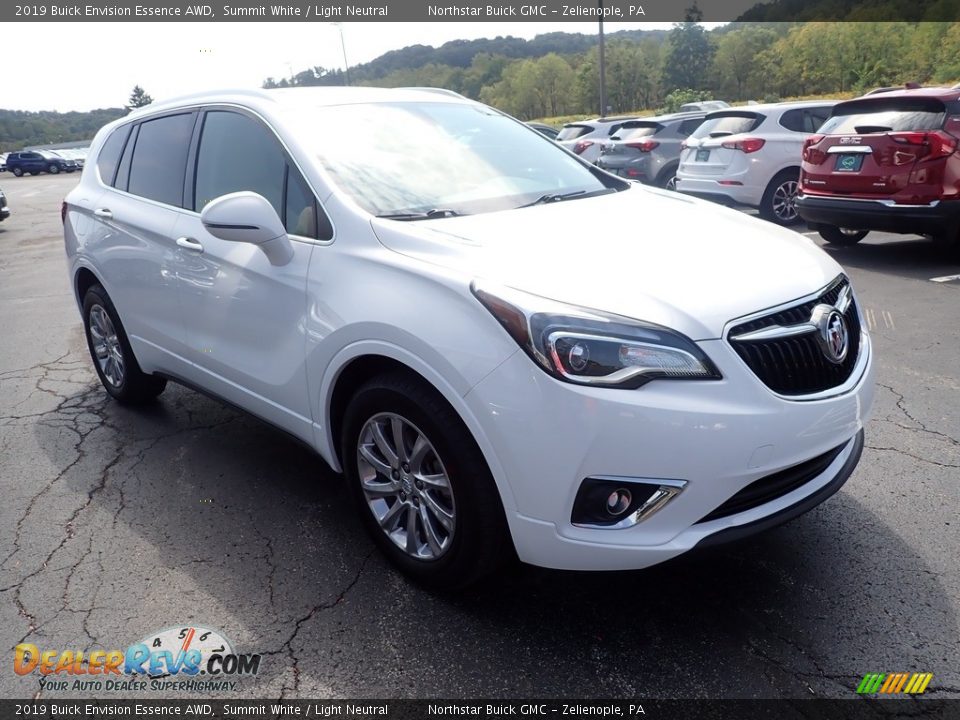 2019 Buick Envision Essence AWD Summit White / Light Neutral Photo #9