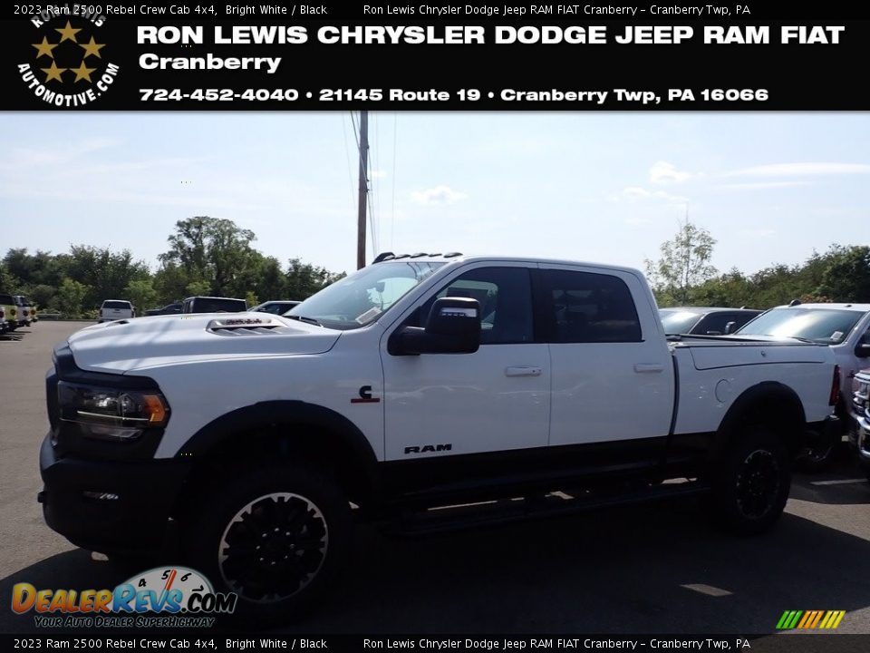 2023 Ram 2500 Rebel Crew Cab 4x4 Bright White / Black Photo #1