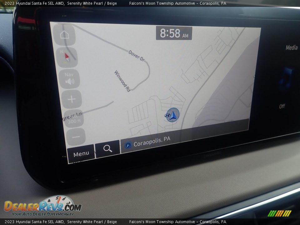 2023 Hyundai Santa Fe SEL AWD Serenity White Pearl / Beige Photo #16
