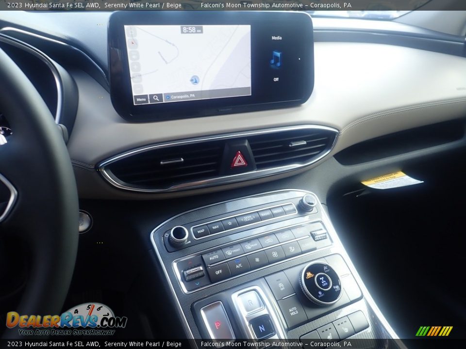 2023 Hyundai Santa Fe SEL AWD Serenity White Pearl / Beige Photo #17