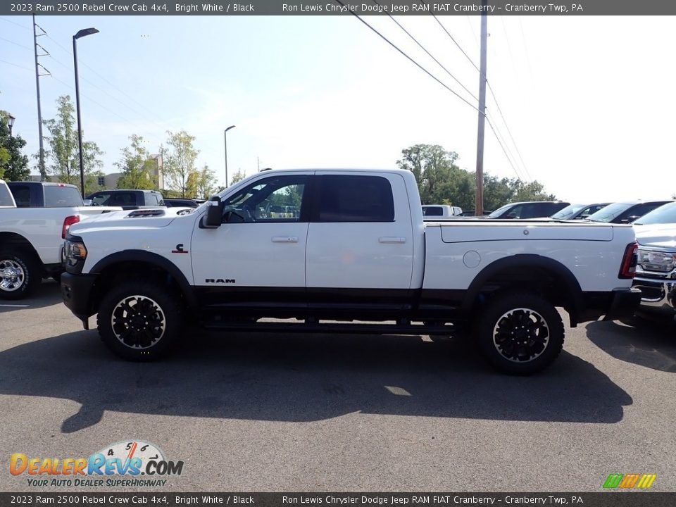 Bright White 2023 Ram 2500 Rebel Crew Cab 4x4 Photo #2