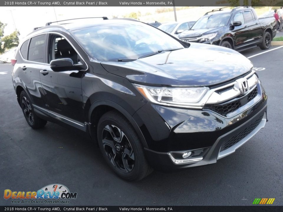 2018 Honda CR-V Touring AWD Crystal Black Pearl / Black Photo #6