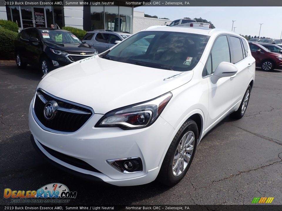 2019 Buick Envision Essence AWD Summit White / Light Neutral Photo #12