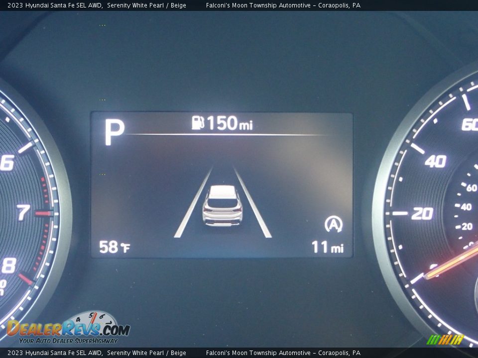 2023 Hyundai Santa Fe SEL AWD Serenity White Pearl / Beige Photo #19