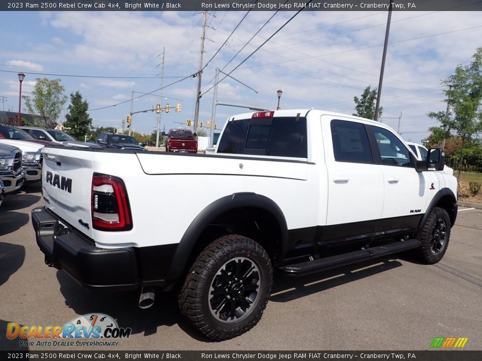 2023 Ram 2500 Rebel Crew Cab 4x4 Bright White / Black Photo #5