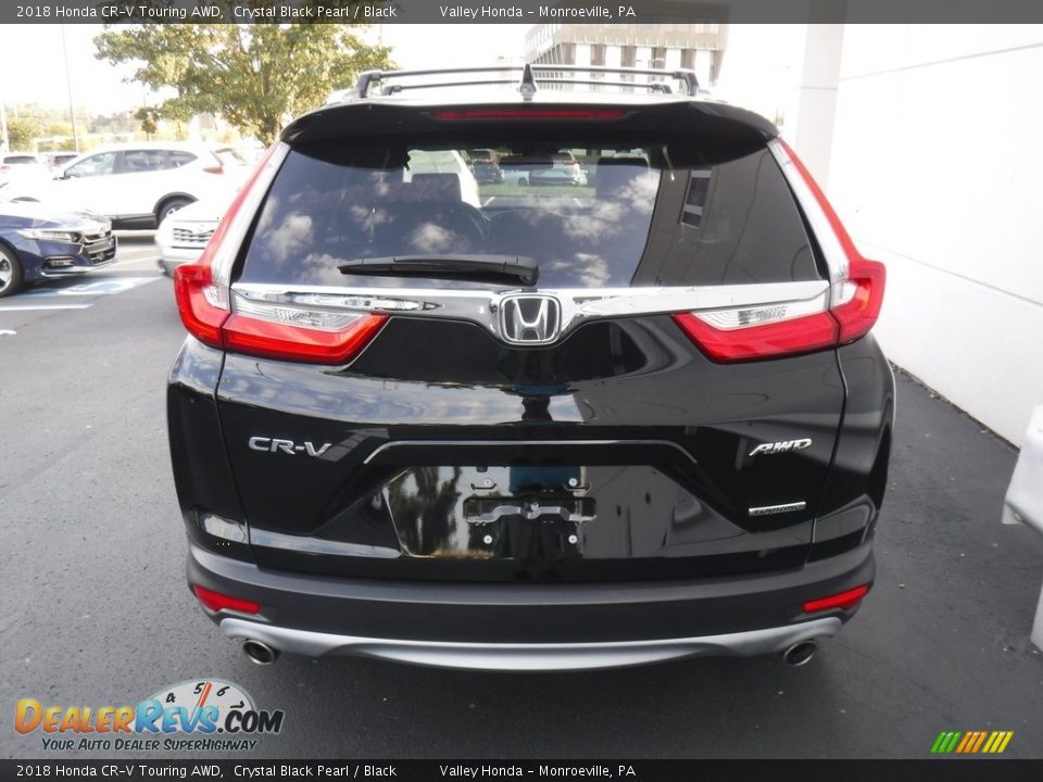 2018 Honda CR-V Touring AWD Crystal Black Pearl / Black Photo #9