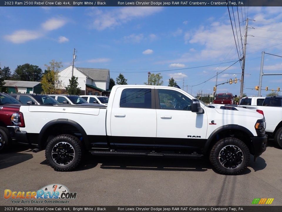 Bright White 2023 Ram 2500 Rebel Crew Cab 4x4 Photo #6