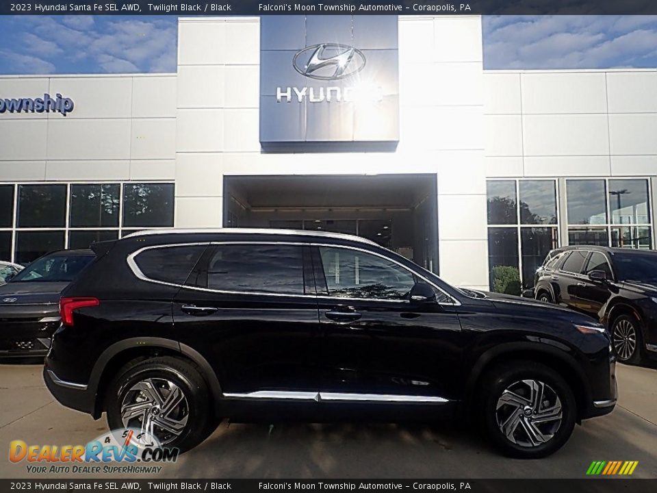 2023 Hyundai Santa Fe SEL AWD Twilight Black / Black Photo #1