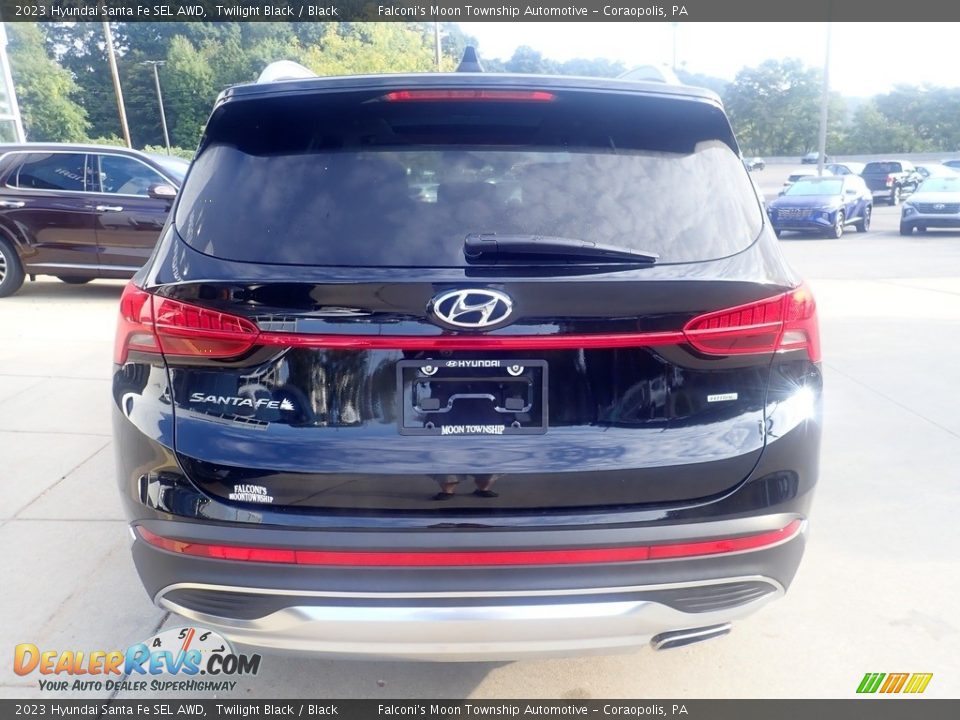 2023 Hyundai Santa Fe SEL AWD Twilight Black / Black Photo #3