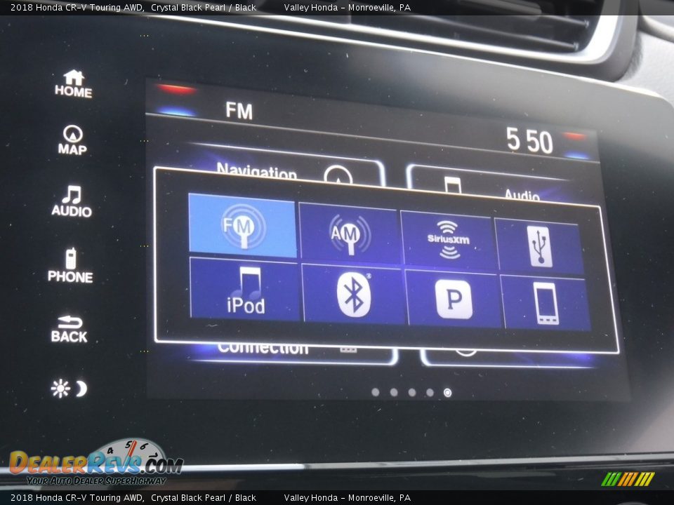 2018 Honda CR-V Touring AWD Crystal Black Pearl / Black Photo #24