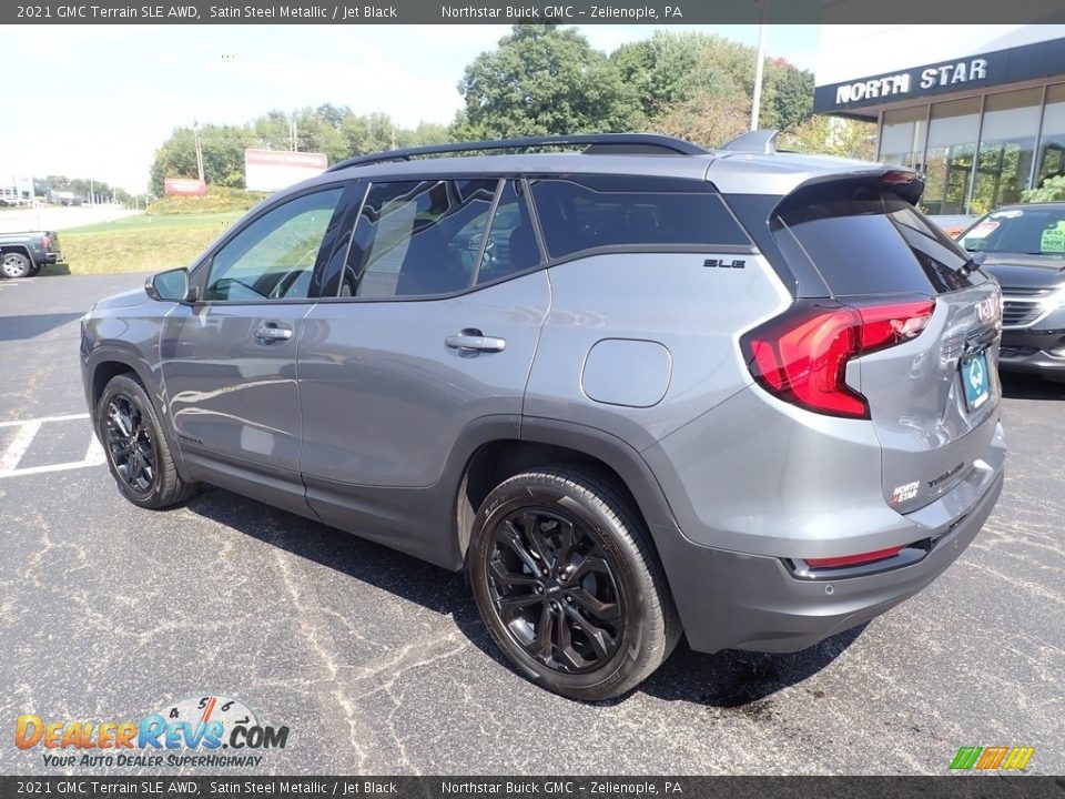 2021 GMC Terrain SLE AWD Satin Steel Metallic / Jet Black Photo #3