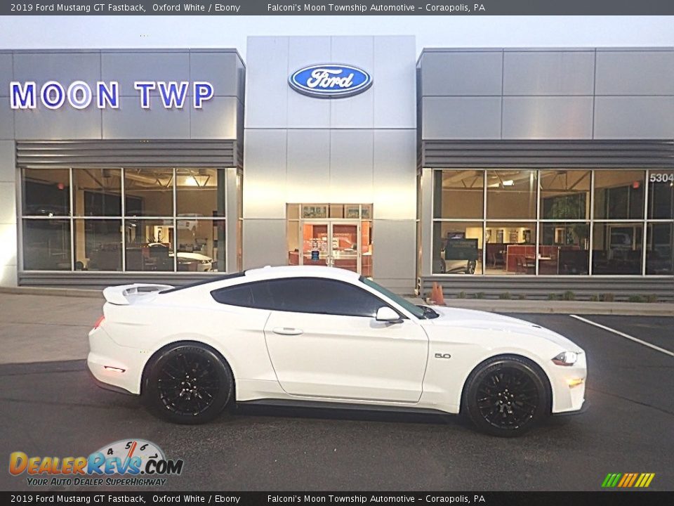 2019 Ford Mustang GT Fastback Oxford White / Ebony Photo #1