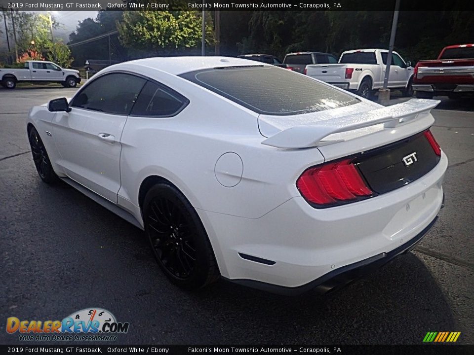 2019 Ford Mustang GT Fastback Oxford White / Ebony Photo #5