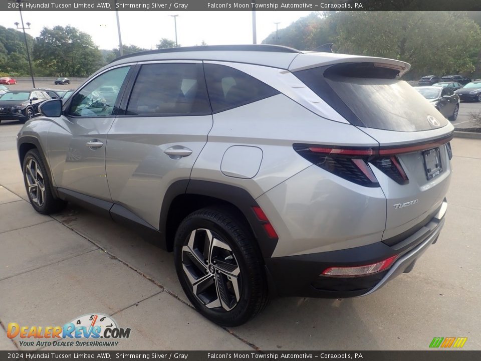 2024 Hyundai Tucson Limited AWD Shimmering Silver / Gray Photo #5