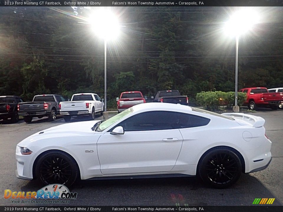 2019 Ford Mustang GT Fastback Oxford White / Ebony Photo #6