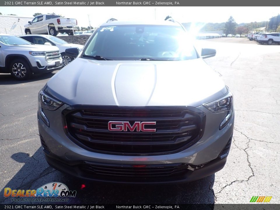 2021 GMC Terrain SLE AWD Satin Steel Metallic / Jet Black Photo #11