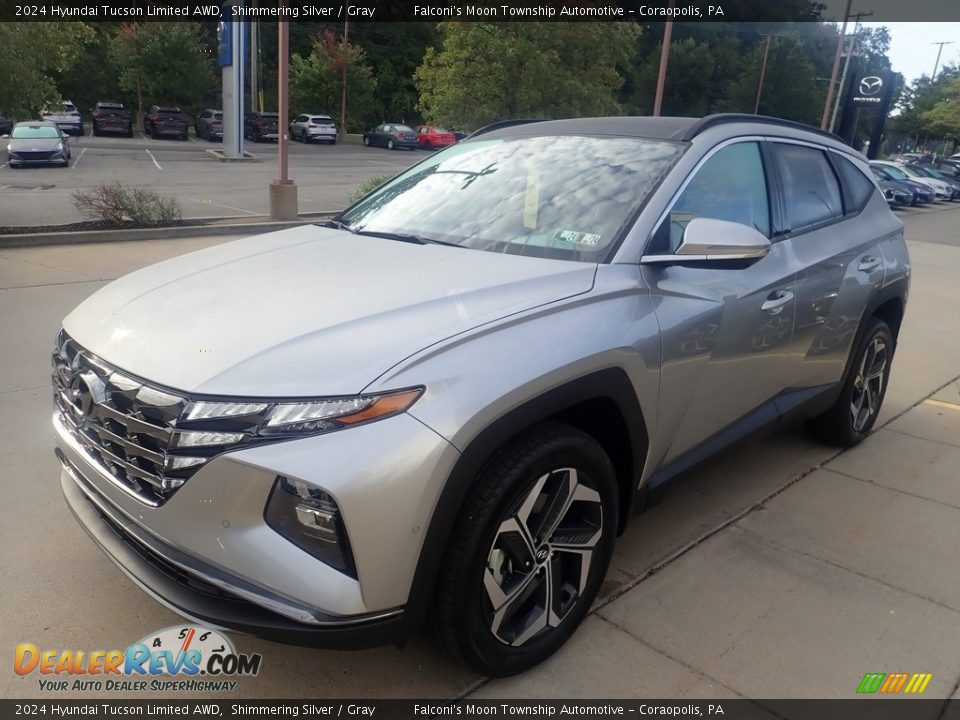 2024 Hyundai Tucson Limited AWD Shimmering Silver / Gray Photo #7