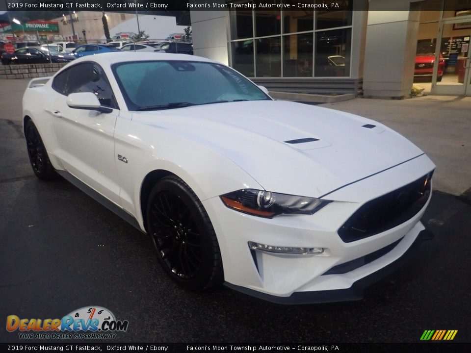 2019 Ford Mustang GT Fastback Oxford White / Ebony Photo #9