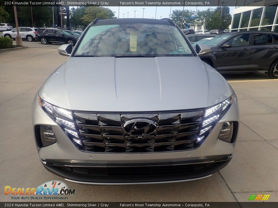 2024 Hyundai Tucson Limited AWD Shimmering Silver / Gray Photo #8