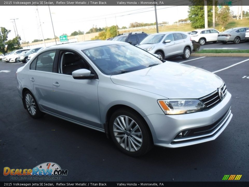 Reflex Silver Metallic 2015 Volkswagen Jetta SE Sedan Photo #4