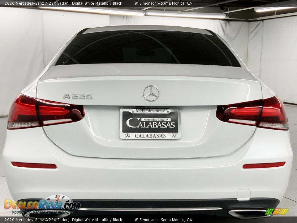 2020 Mercedes-Benz A 220 Sedan Digital White Metallic / Black Photo #7