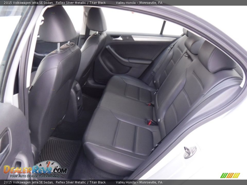 2015 Volkswagen Jetta SE Sedan Reflex Silver Metallic / Titan Black Photo #21