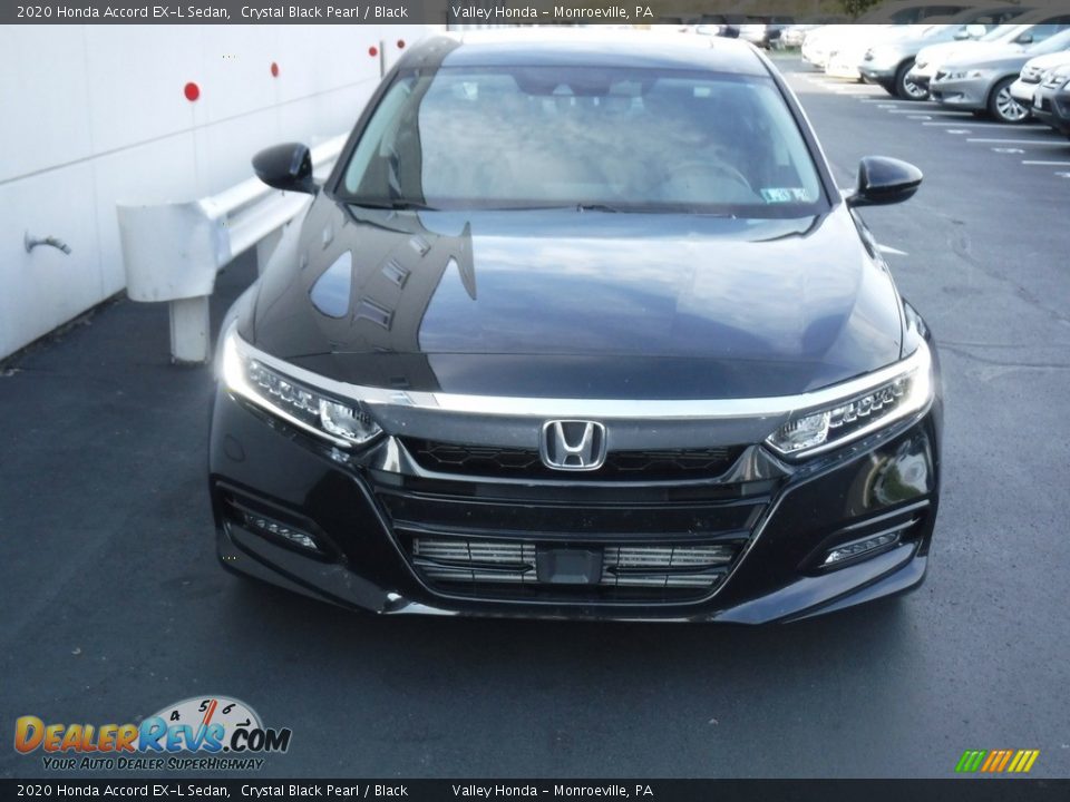 2020 Honda Accord EX-L Sedan Crystal Black Pearl / Black Photo #3