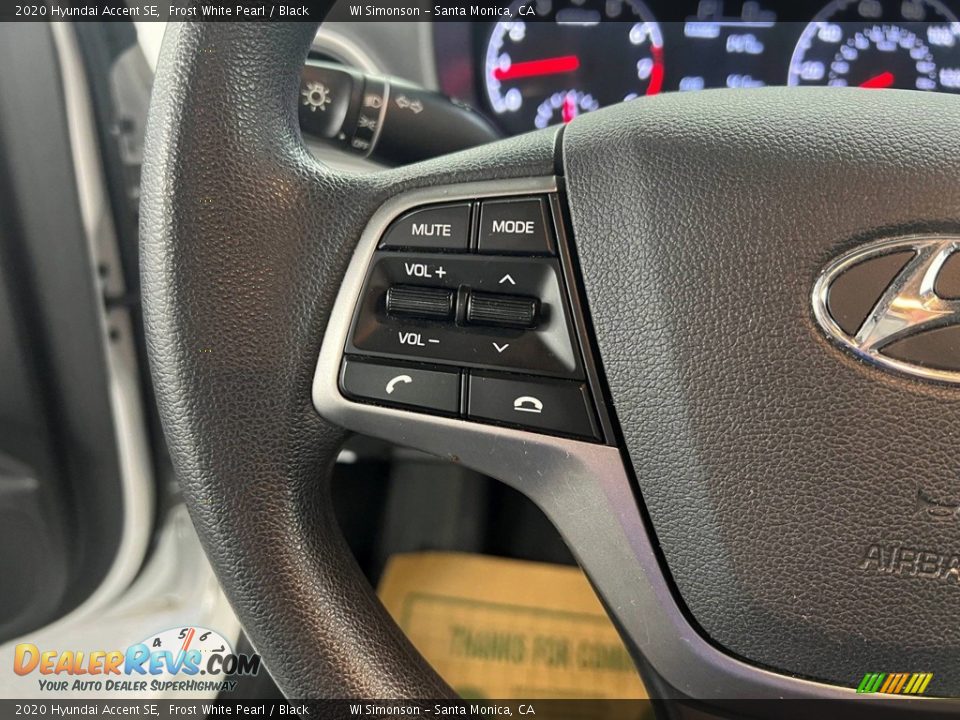 2020 Hyundai Accent SE Steering Wheel Photo #18