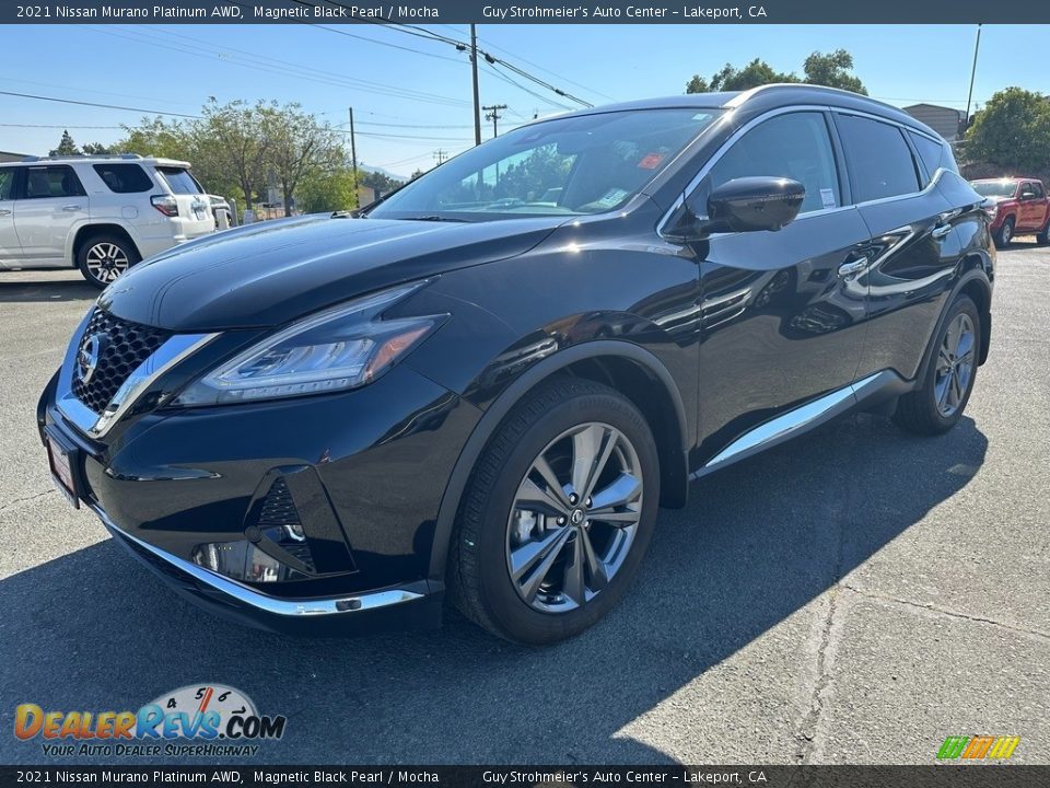 Magnetic Black Pearl 2021 Nissan Murano Platinum AWD Photo #3