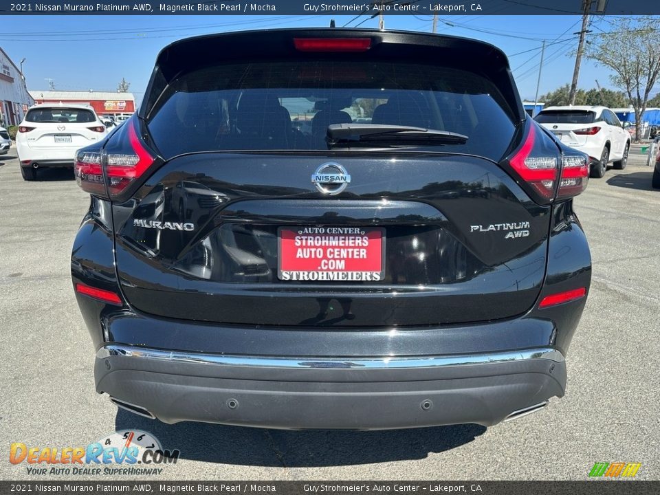 Magnetic Black Pearl 2021 Nissan Murano Platinum AWD Photo #5