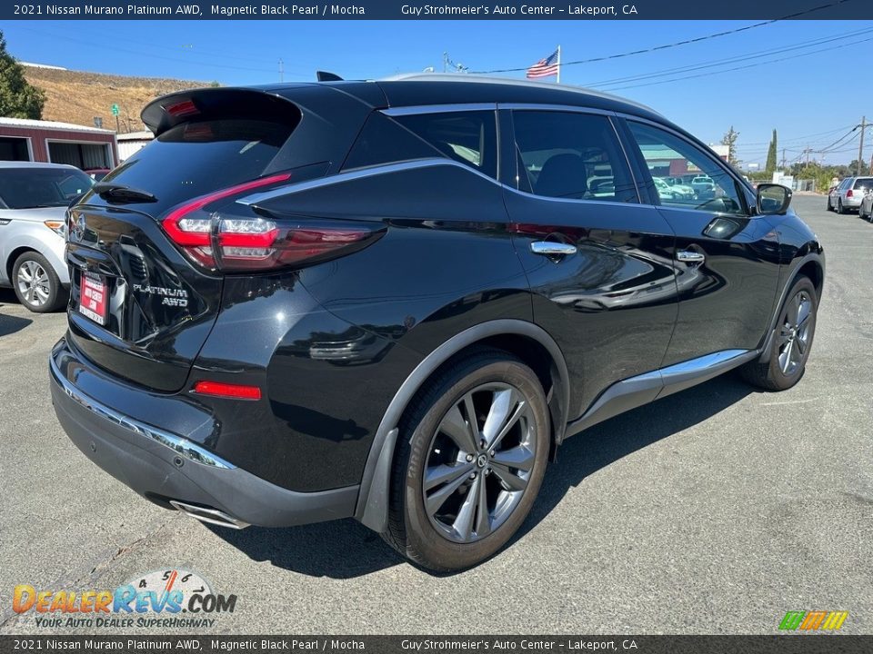 Magnetic Black Pearl 2021 Nissan Murano Platinum AWD Photo #6