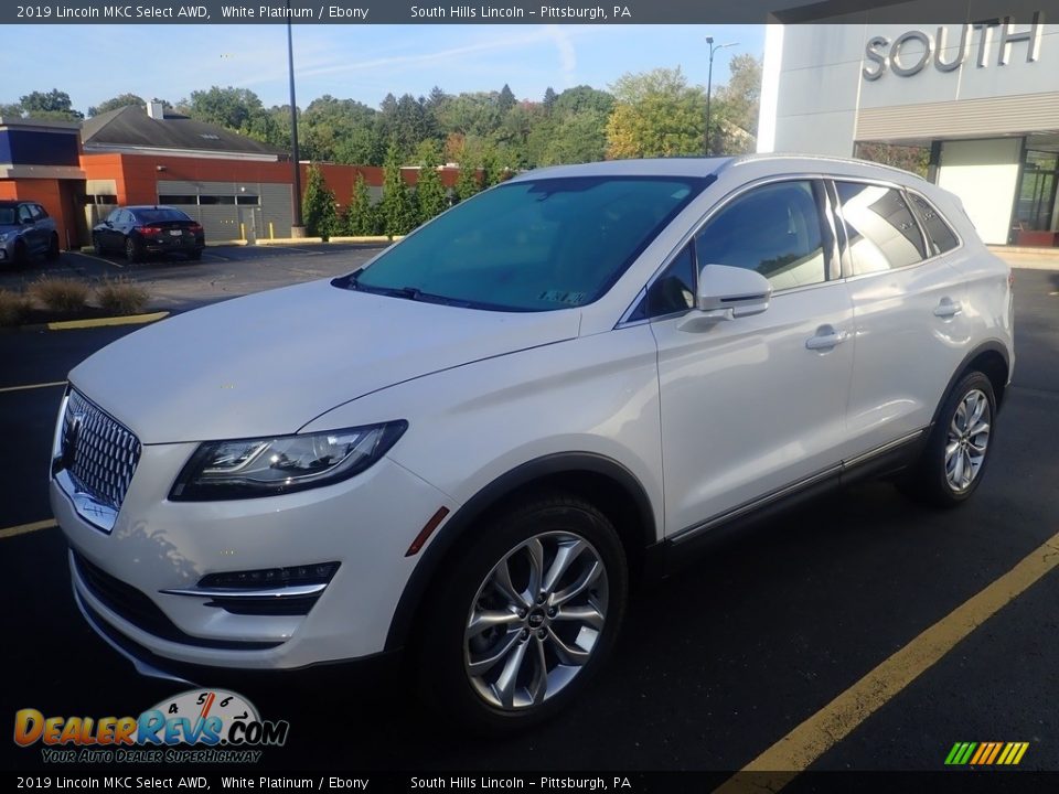 2019 Lincoln MKC Select AWD White Platinum / Ebony Photo #1