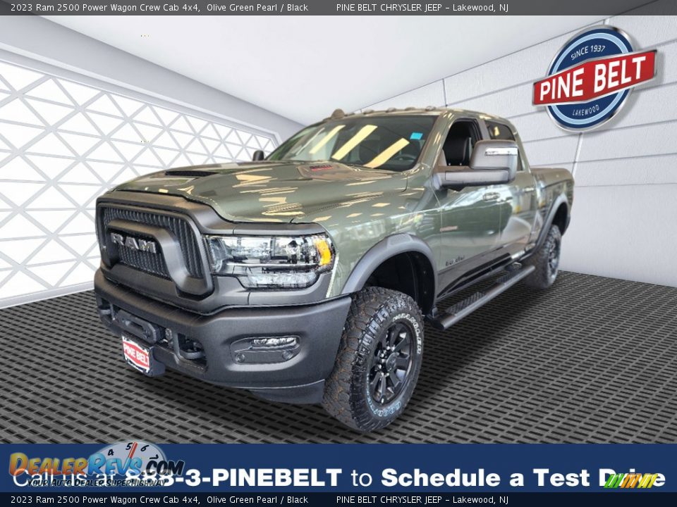 2023 Ram 2500 Power Wagon Crew Cab 4x4 Olive Green Pearl / Black Photo #1