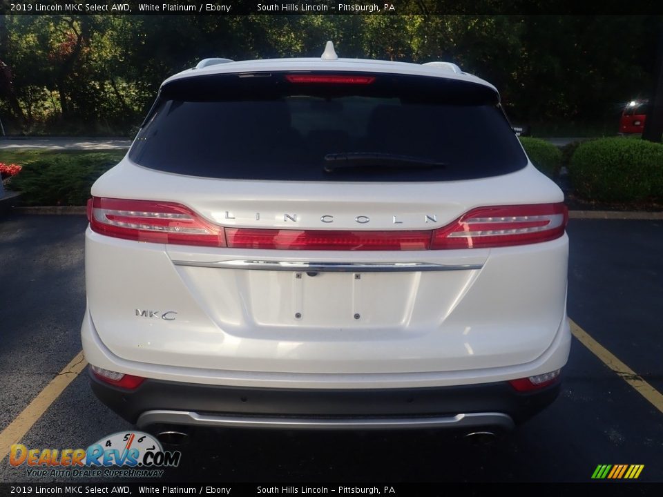 2019 Lincoln MKC Select AWD White Platinum / Ebony Photo #3
